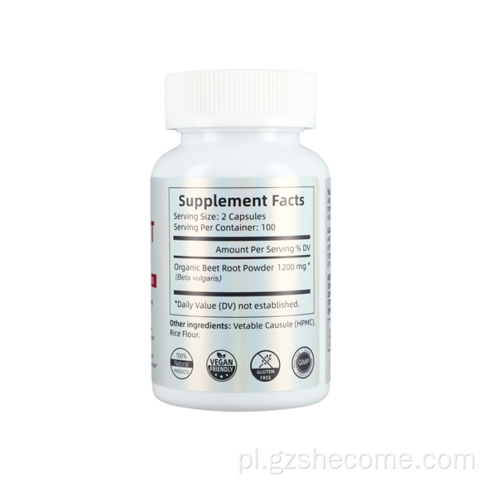 Kapsułki korzeni buraków wspierają ciśnienie krwi